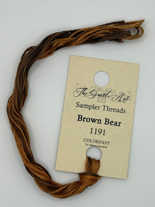 1191 Brown Bear | 6 Strand Embroidery Floss by The Gentle Art