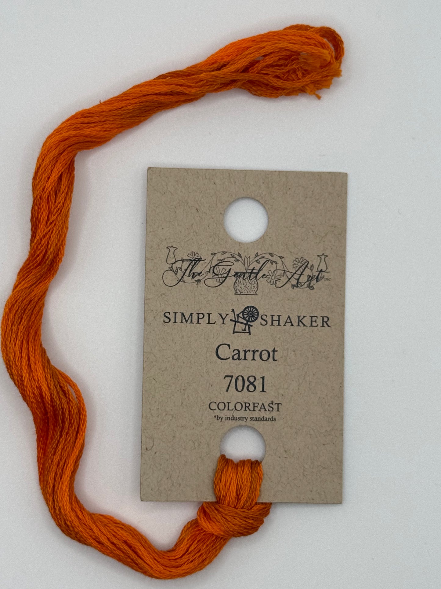 7081 Carrot | 6 Strand Embroidery Floss by The Gentle Art