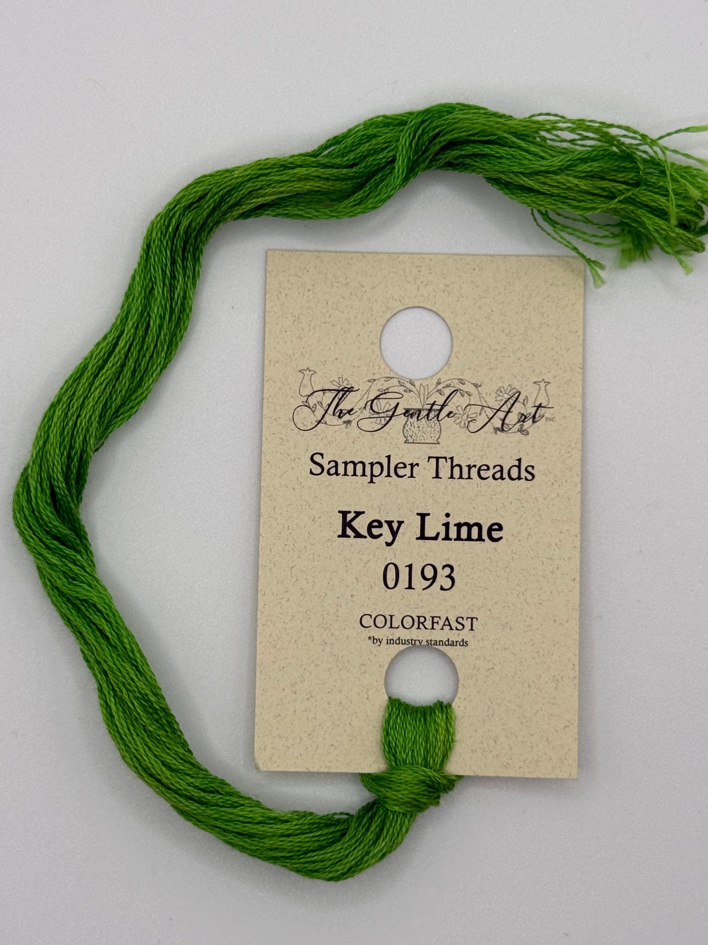 0193 Key Lime | 6 Strand Embroidery Floss by The Gentle Art
