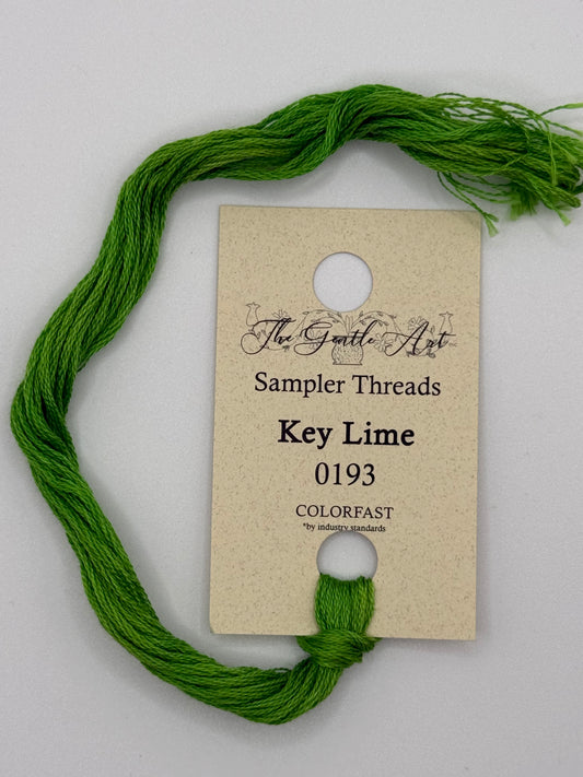 0193 Key Lime | 6 Strand Embroidery Floss by The Gentle Art