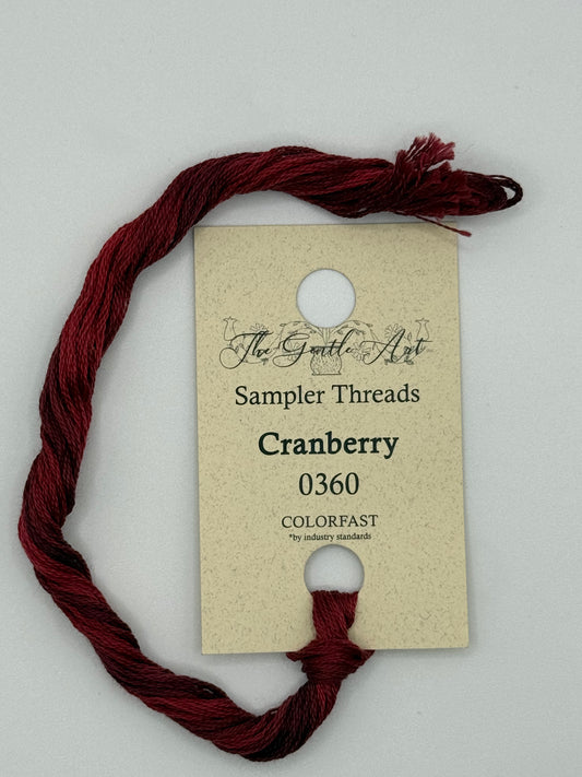 0360 Cranberry | 6 Strand Embroidery Floss by The Gentle Art