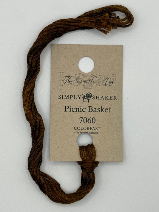 7060 Picnic Basket | 6 Strand Embroidery Floss by The Gentle Art