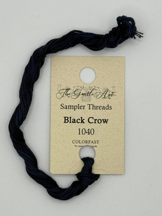1040 Black Crow | 6 Strand Embroidery Floss by The Gentle Art