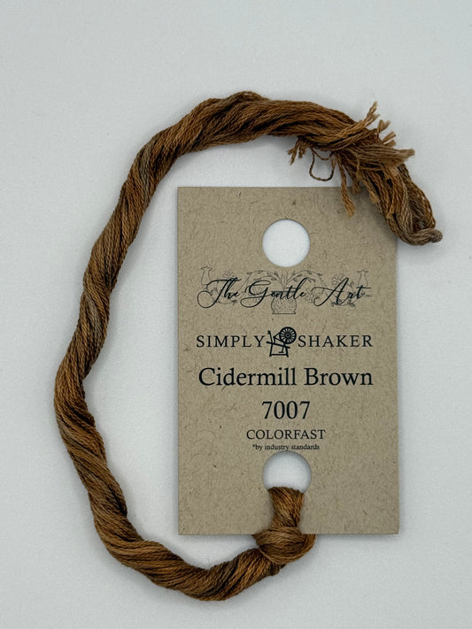 7007 Cidermill Brown | 6 Strand Embroidery Floss by The Gentle Art