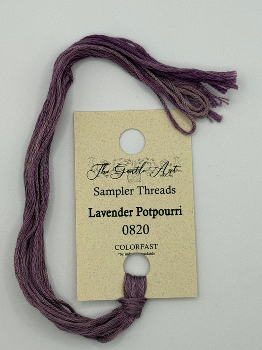0820 Lavender Potpourri | 6 Strand Embroidery Floss by The Gentle Art