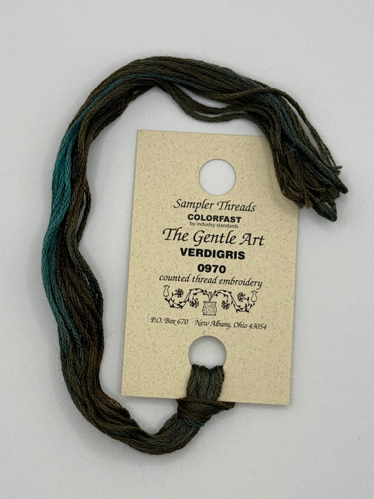 0970 Verdigris | 6 Strand Embroidery Floss by The Gentle Art