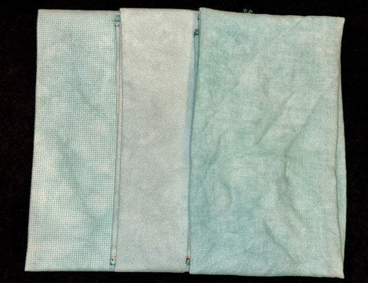 ✓ 16ct Aida: Robin Egg 18x27 Fat Quarter by Millennial Fabrics
