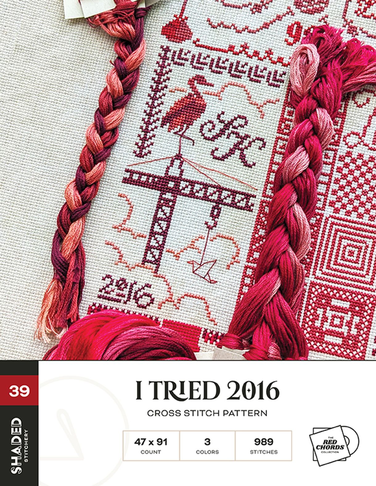 *PREORDER* I Tried by Shaded Stitchery for Needlework Marketplace