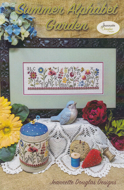 ✓ Summer Alphabet Garden by Jeannette Douglas-Jeannette Douglas-Millennial Fabrics
