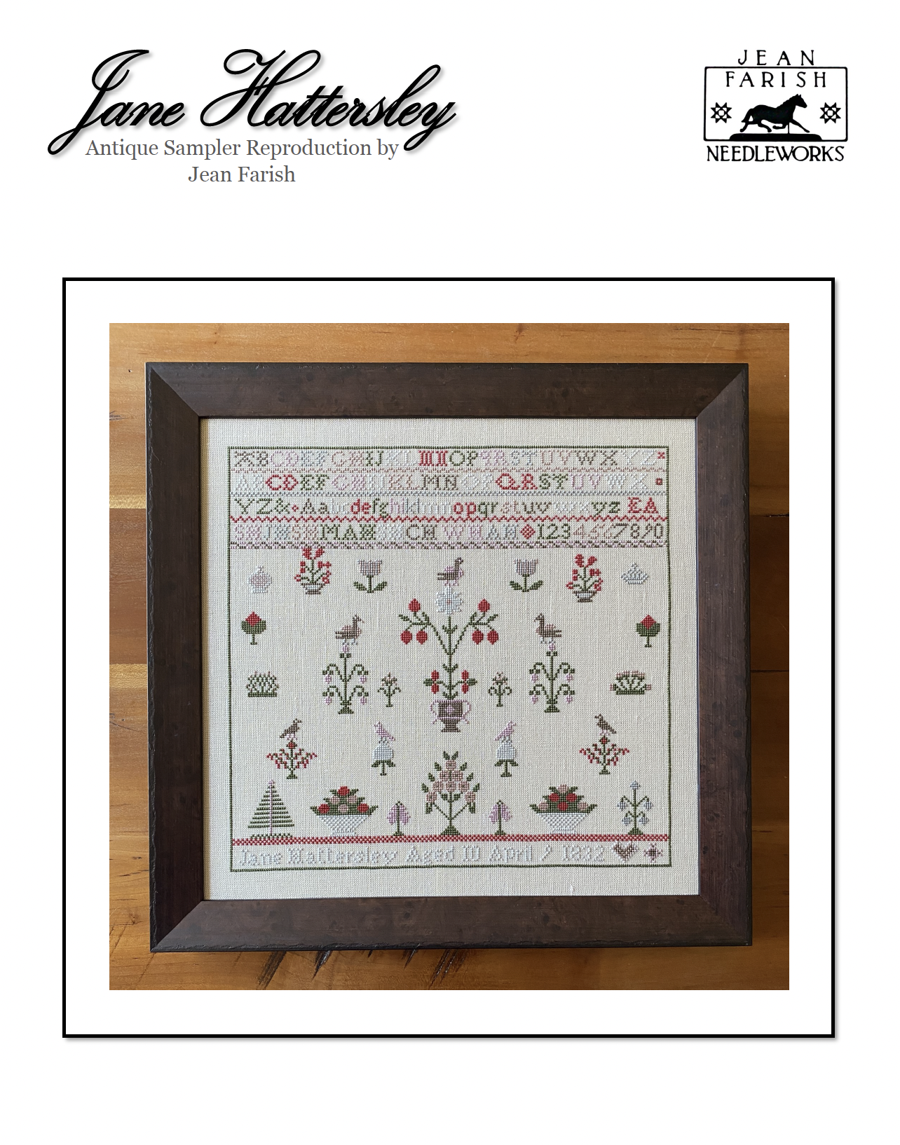 *PREORDER* Jane Hattersley by Jean Farish for Needlework Marketplace