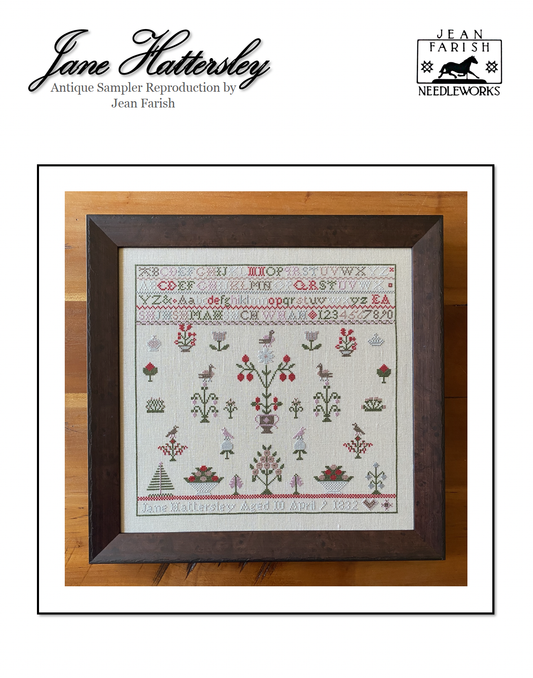 *PREORDER* Jane Hattersley by Jean Farish for Needlework Marketplace