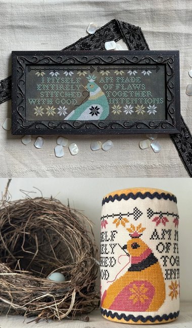 ✓ Good Intentions Revisited by Kathy Barrick-Cross Stitch-Kathy Barrick-Millennial Fabrics