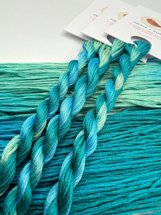 Lagoon | 6 Strand Embroidery Floss by Pirate + Robin