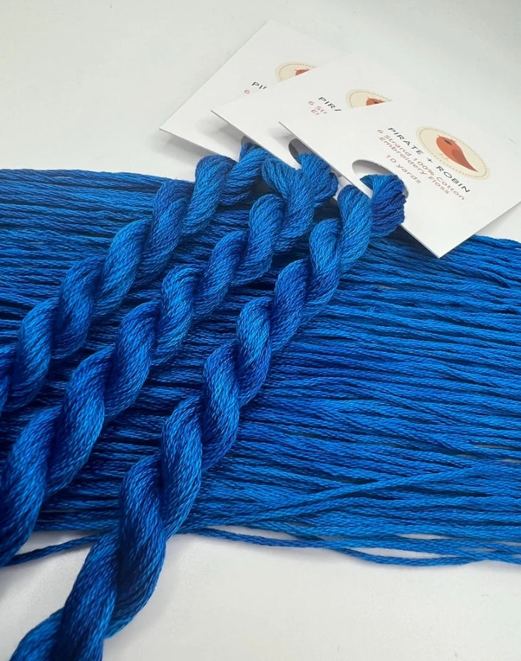 Lapis | 6 Strand Embroidery Floss by Pirate + Robin