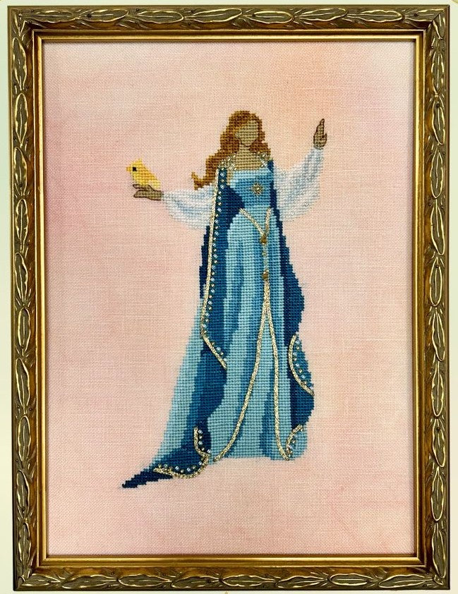 ✓ Maiden of Summer by The Fabled Hollow-Cross Stitch-The Fabled Hollow-Millennial Fabrics