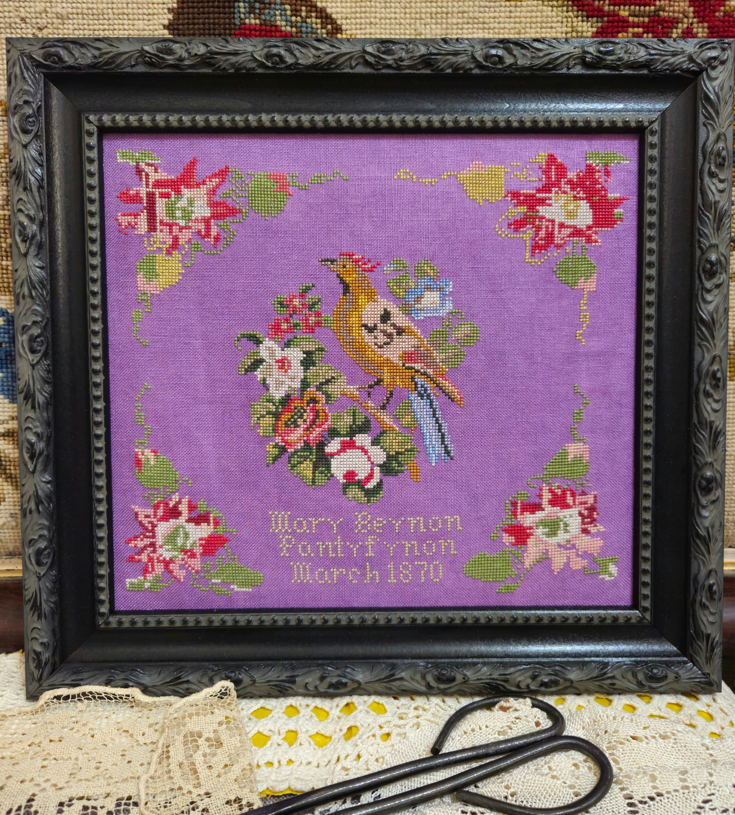 *PREORDER* Mary Beynon 1870 by Quaint Rose NeedleArts for Needlework Marketplace