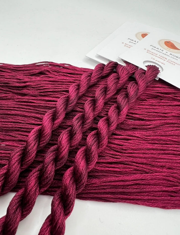 Merlot | 6 Strand Embroidery Floss by Pirate + Robin