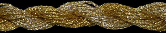 410782 Caramel Drizzle | Metallic #4 braid 10 yds Embroidery Floss by Threadworx-Cross Stitch-Threadworx-Millennial Fabrics