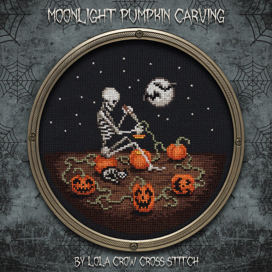 *PREORDER* Moonlight Pumpkin Carving by Lola Crow for Needlework Marketplace