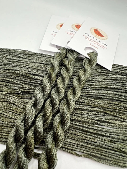 Moss | 6 Strand Embroidery Floss by Pirate + Robin