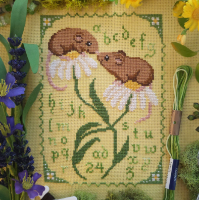 ✩Preorder✩ Mouse Sampler by BAD Stitch Needlework