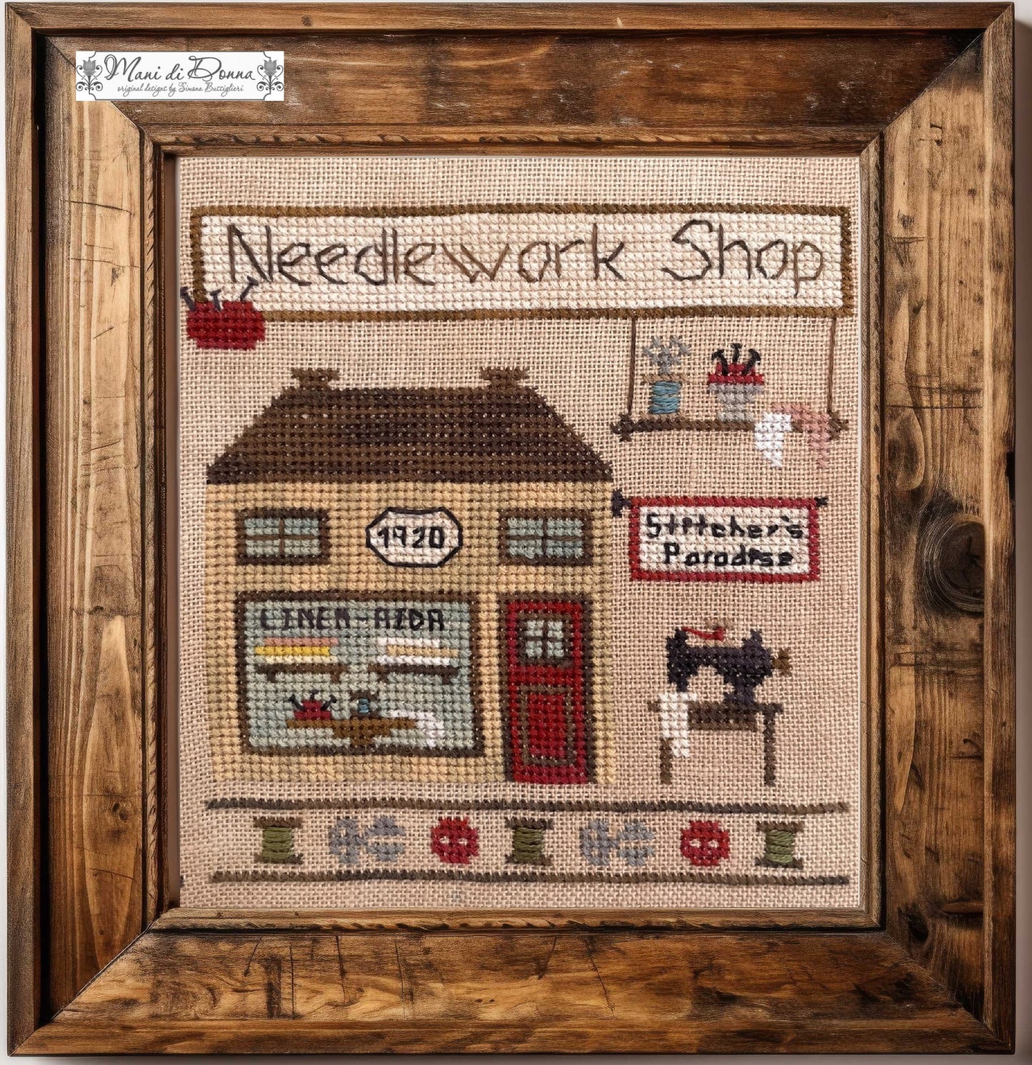 The Stitchers Village: The Needlework Shop by Mani Di Donna for Needlework Marketplace