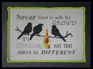 *PREORDER* Never Blend In by Rosie and Me for Needlework Marketplace