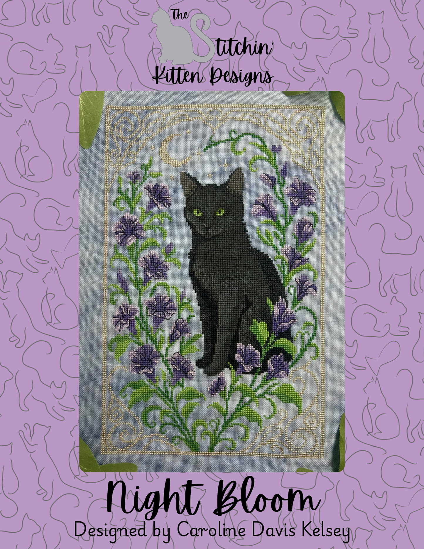 Night Bloom by The Stitchin' Kitten (Threads of Wonder January/February 2026)
