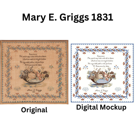 *Preorder* Mary E. Griggs 1831 by 1884 Stitchery Designs