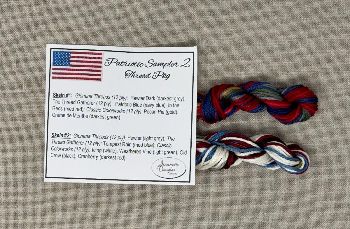 Patriotic Sampler 2 by Jeannette Douglas Designs