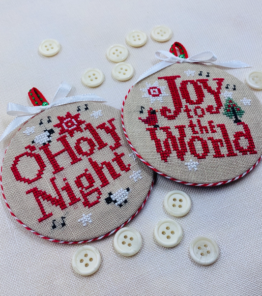 ✩Preorder✩ Joyful Christmas Ornaments 2025 by Stitches by Ethel