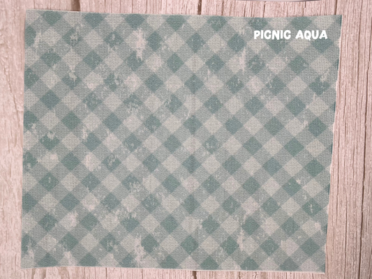 ✓ Picnic Aqua (February 26' FOTM) by The Digi Stitchery