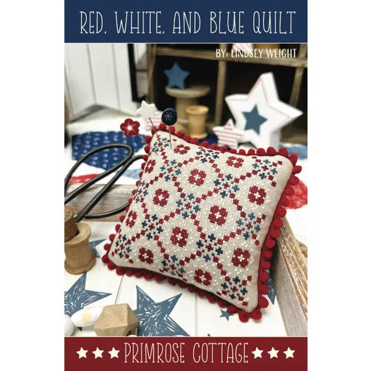 Red, White, and Blue Quilt by Primrose Cottage Stitches