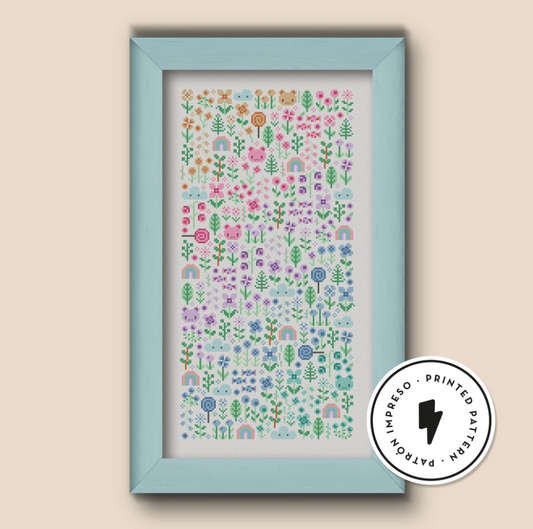 ✓ Pastel Garden by Una Buena Pieza