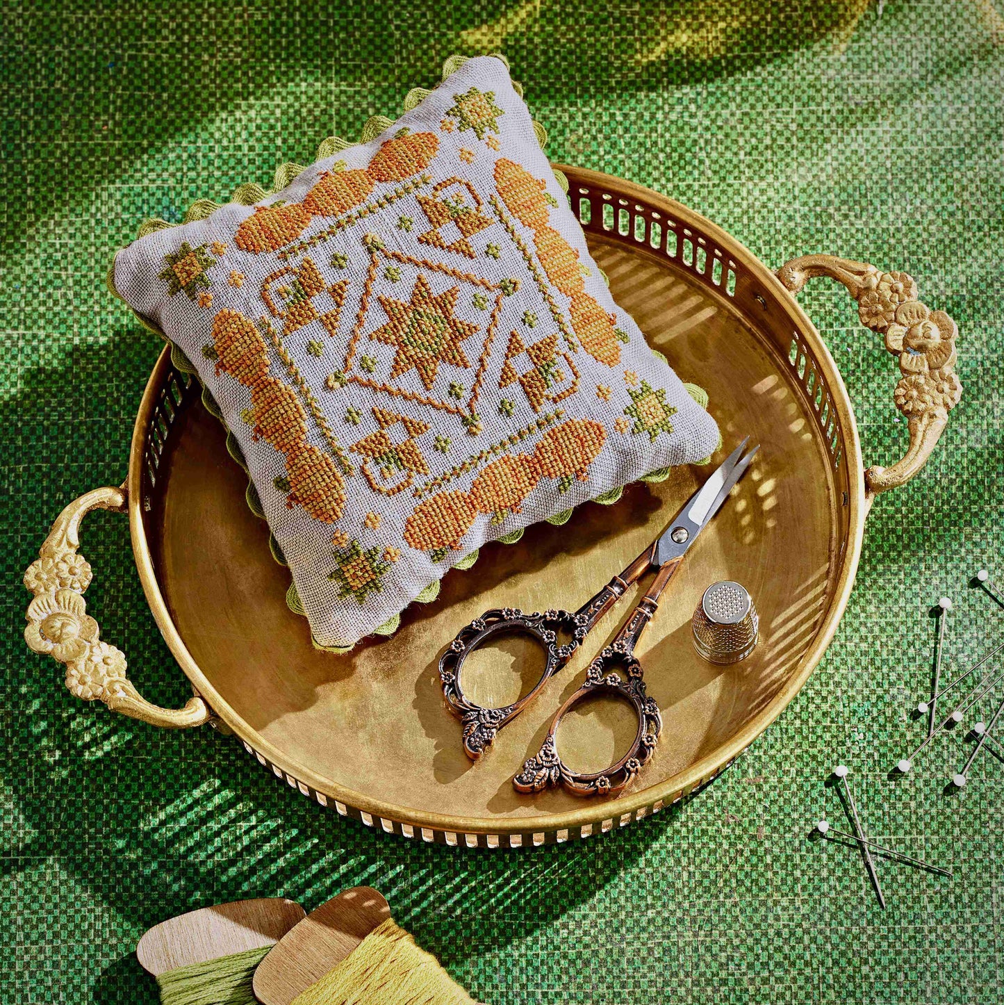 ✩Preorder✩ Patchwork Pumpkins by Count Your Stitches Designs