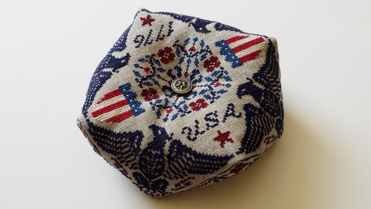 *PREORDER* Patriotic Biscornu by Sirens Stitchworks for Needlework Marketplace