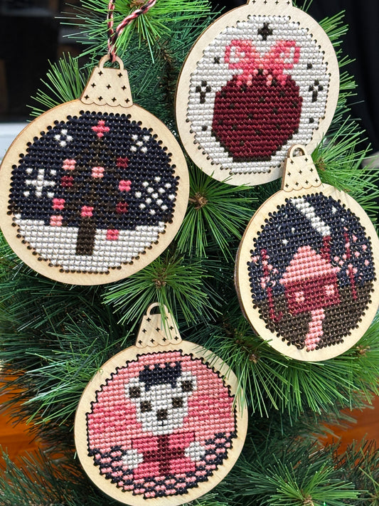 ✩Preorder✩ Pink Baubles by Paddock Lane Designs