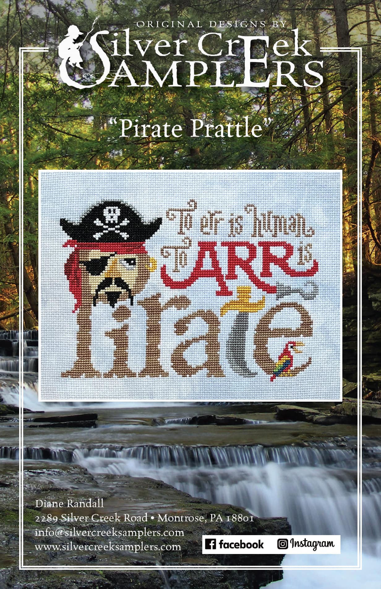 *PREORDER* Pirate Praddle by Silver Creek Samplers for Needlework Marketplace