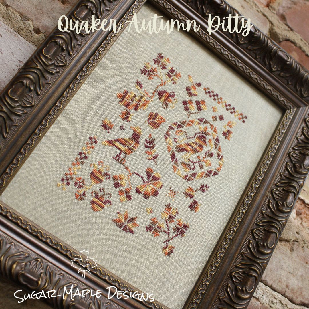 *PREORDER* Quaker Autumn Ditty by Sugar Maple Designs for Needlework Marketplace