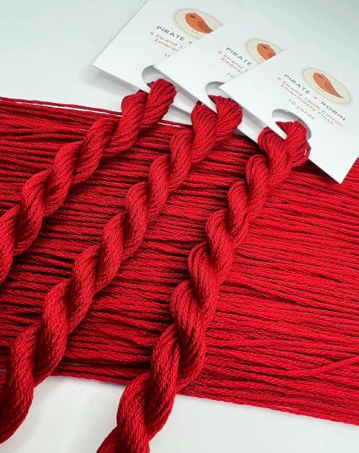 Redstone | 6 Strand Embroidery Floss by Pirate + Robin