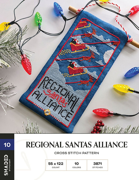 *PREORDER* Regional Santa's Alliance by Shaded Stitchery for Needlework Marketplace