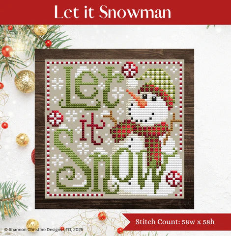 ✓ Let it Snowman by Shannon Christine Designs