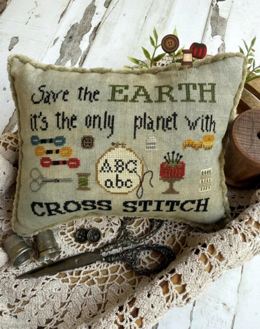 ✩Preorder✩ Cross Stitch - Save the Earth Series by Puntini Puntini