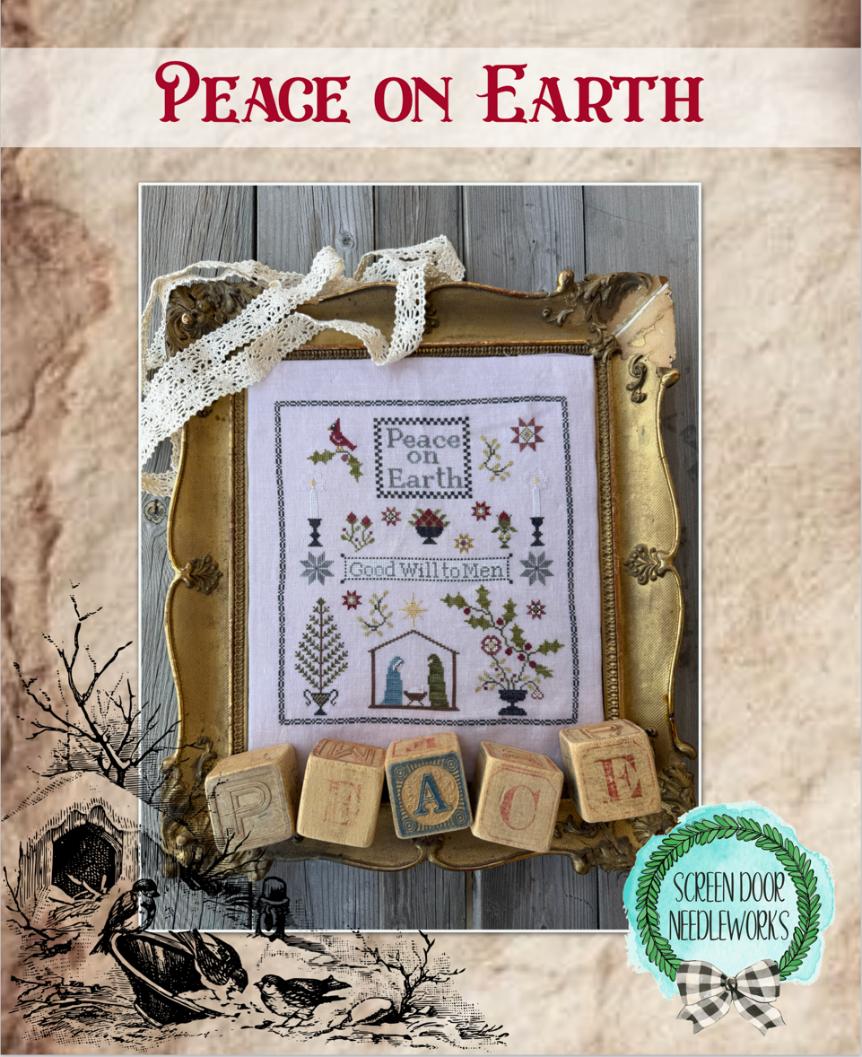 *Preorder* Peace on Earth by Screen Door Needleworks