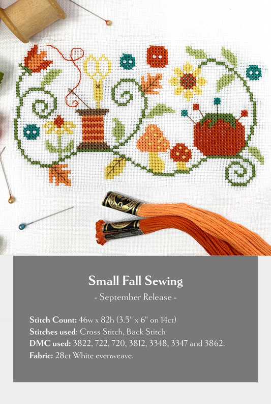 *PREORDER* Small Fall Sewing by Tiny Modernist for Needlework Marketplace