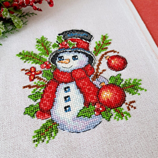 ✩Preorder✩ Snowman Ornament N.239 by Artmishka