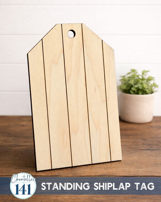 Standing Shiplap Tag by 141 Design Company