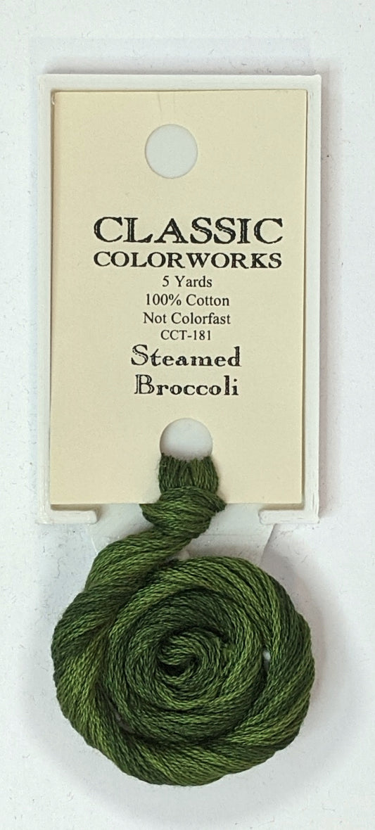 181 Steamed Broccoli | 6 Strand Embroidery Floss by Classic Colorworks