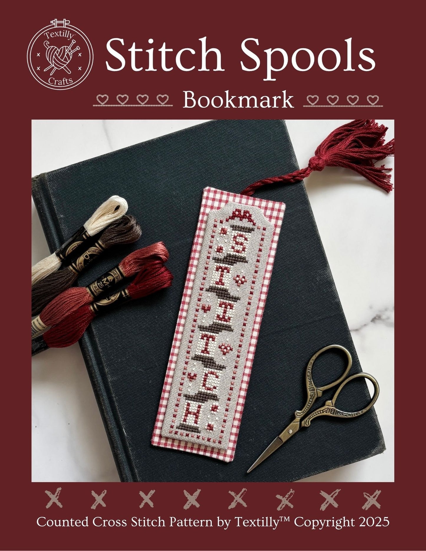 ✩Preorder✩ Stitch Spools Bookmark by Textilly Crafts