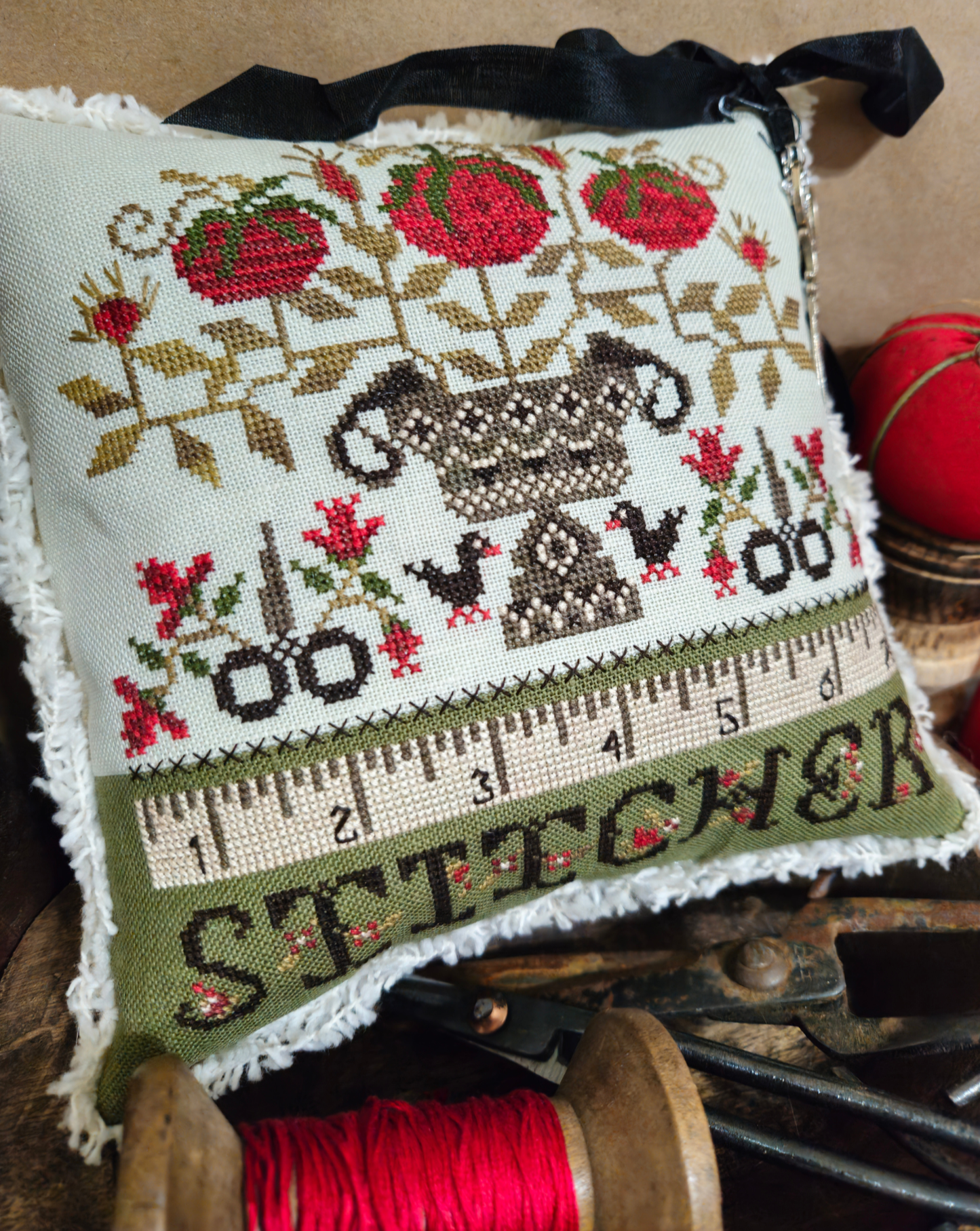 *PREORDER* Stitcher Urn by Quaint Rose NeedleArts for Needlework Marketplace